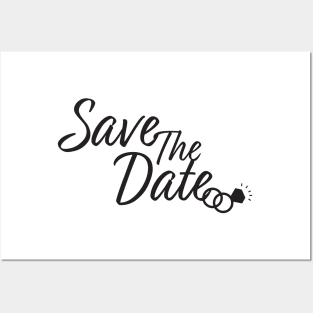 Save the date, Wedding date design Posters and Art